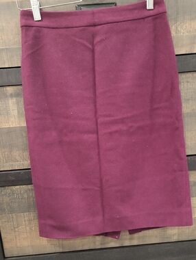 J. Crew Plum Pencil Skirt